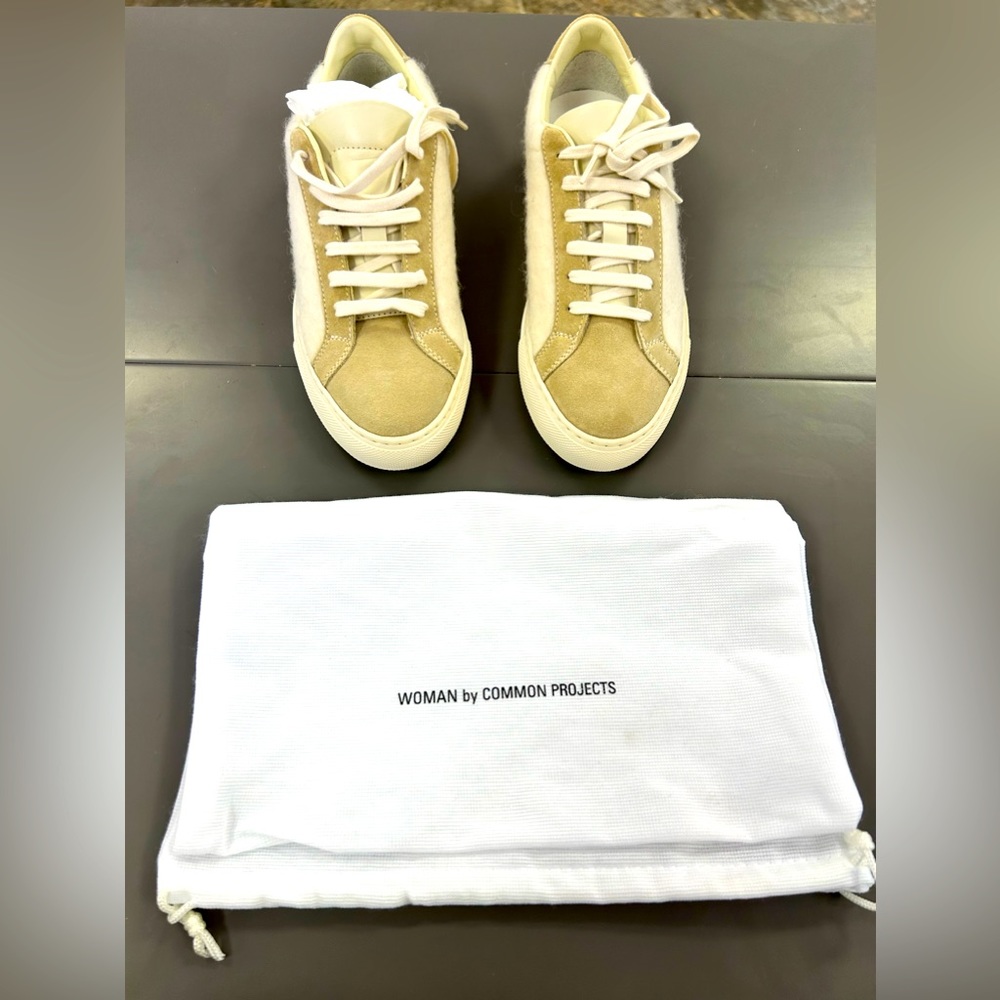 Woman by common project shoes